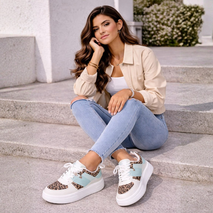 Sofia – Lättviktig sneaker med tjock sula