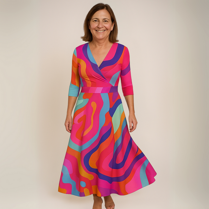 Selma – Elegant blomsterskjorta i lyxigt material