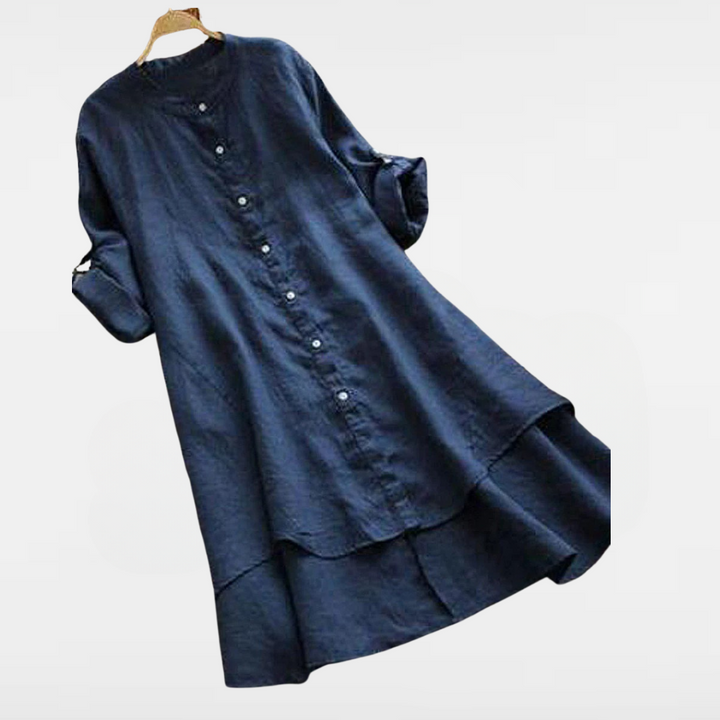 Tove – Tidlös casual skjortklänning