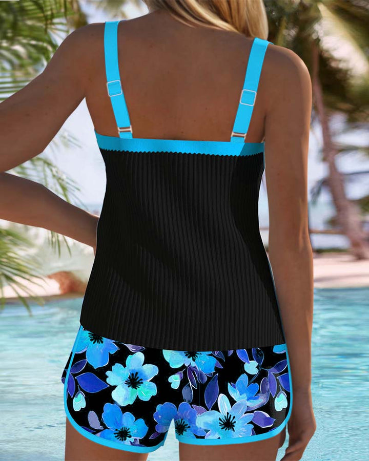 Marta – Tvådelad tankini med strandbyxor