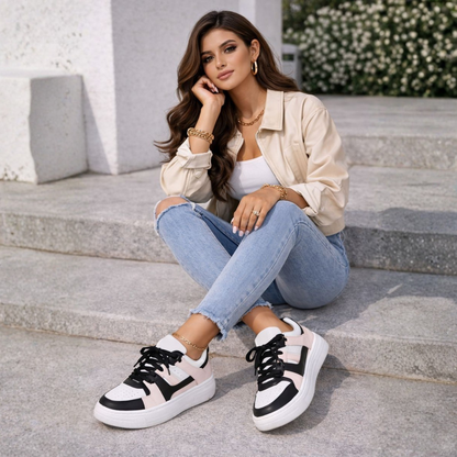 Sofia – Lättviktig sneaker med tjock sula