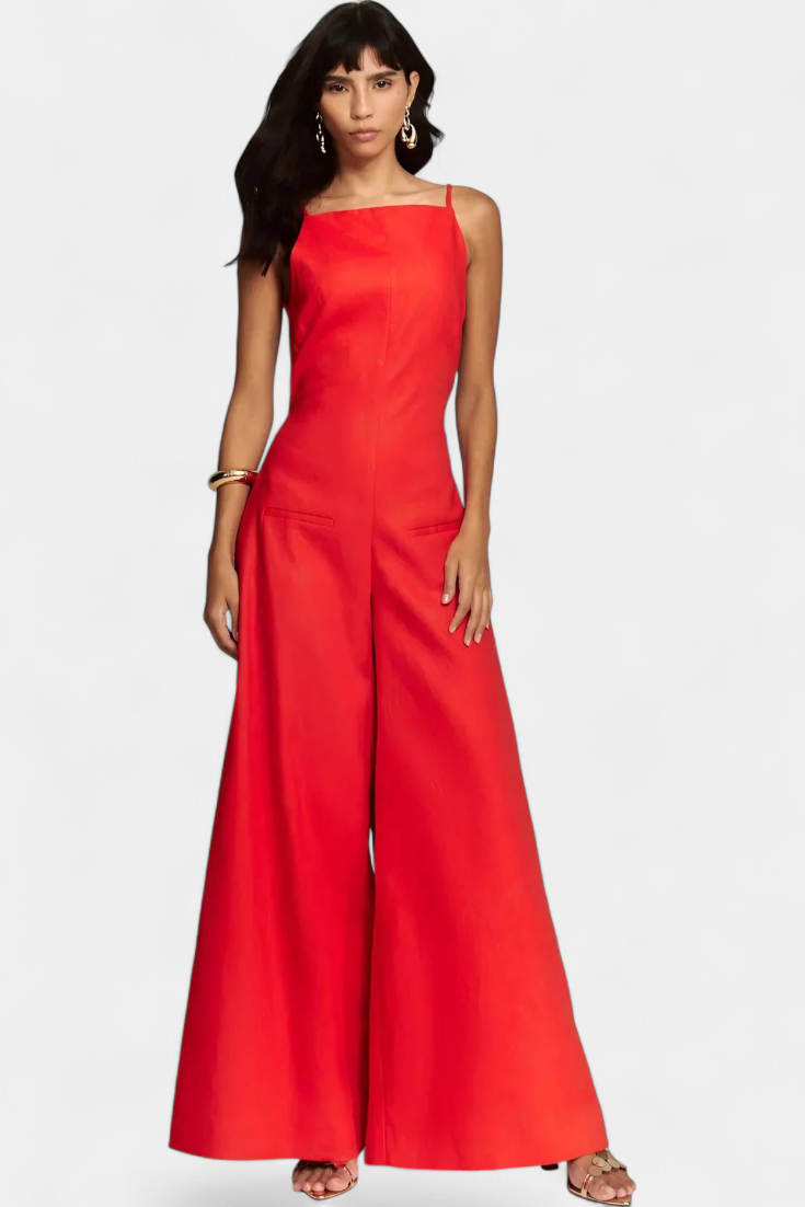 Yvonne – Elegant jumpsuit med vida ben