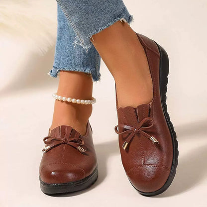 Malin – Bekväma loafers med rosettdetalj