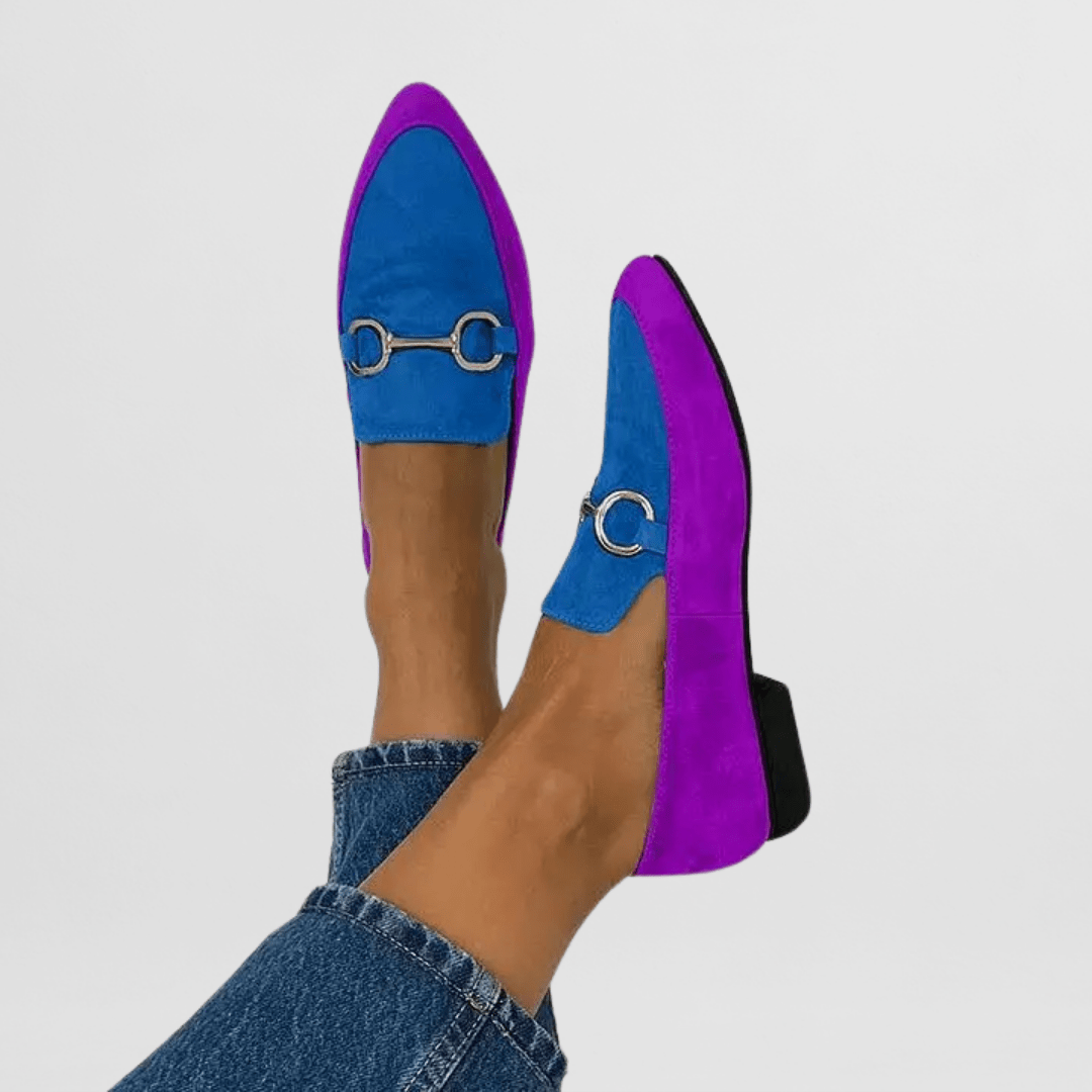 Edit – Färgglada boho-loafers