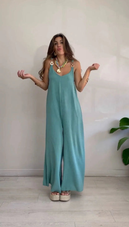 Sofia – Bekväm jumpsuit med vida ben