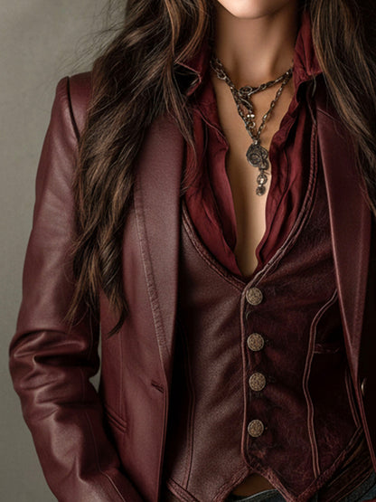 Paulina – Skinnliknande blazer med romantiska detaljer