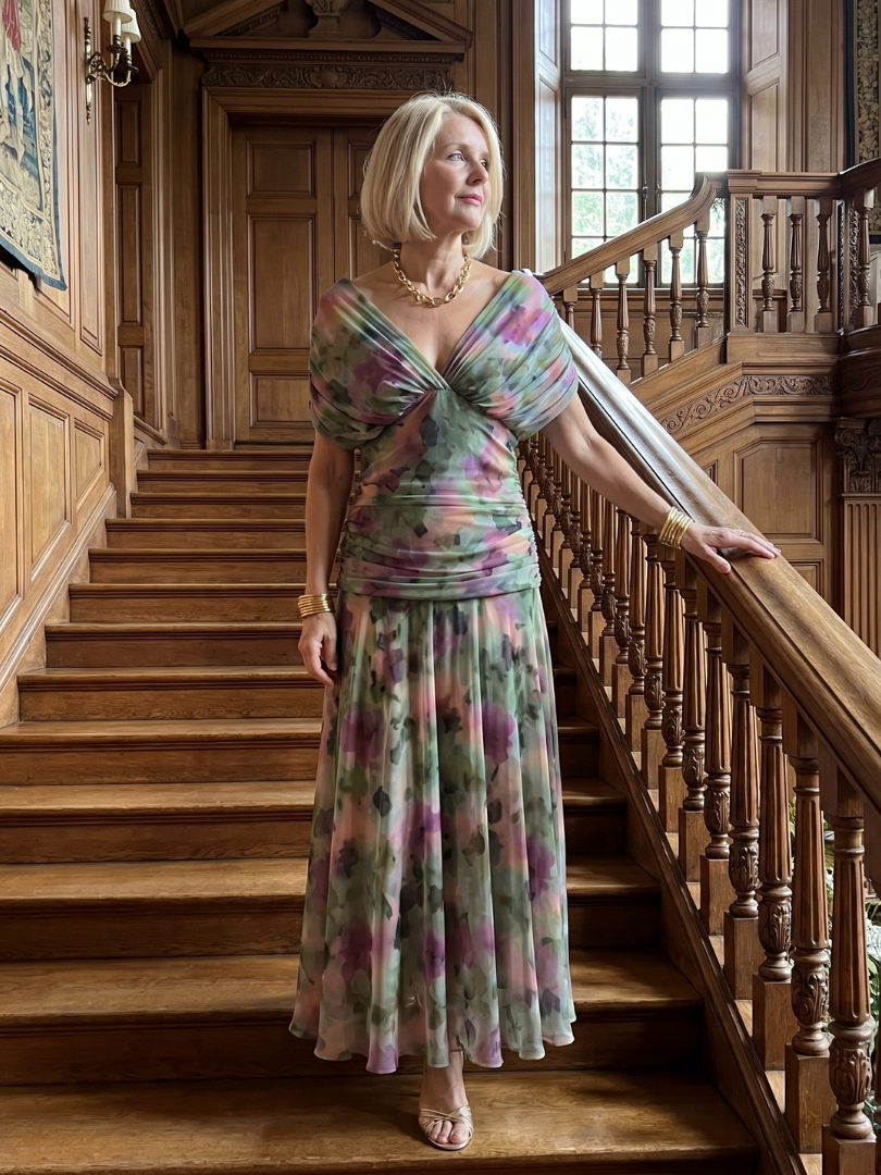 Lovisa – Off-shoulder flödande midi-klänning