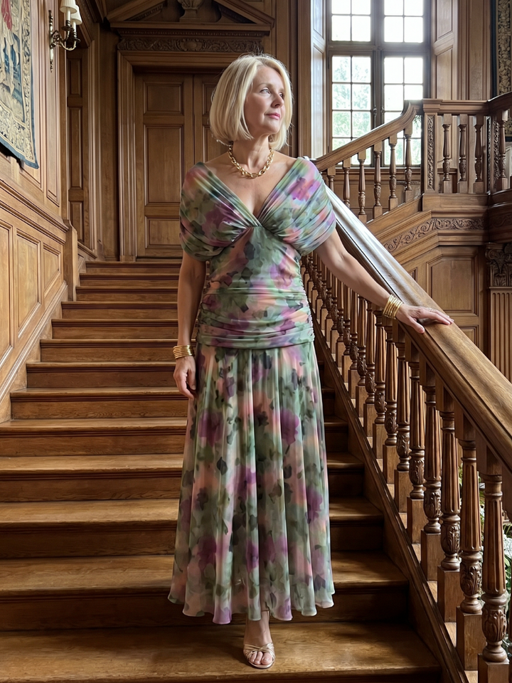 Lovisa – Off-shoulder flödande midi-klänning