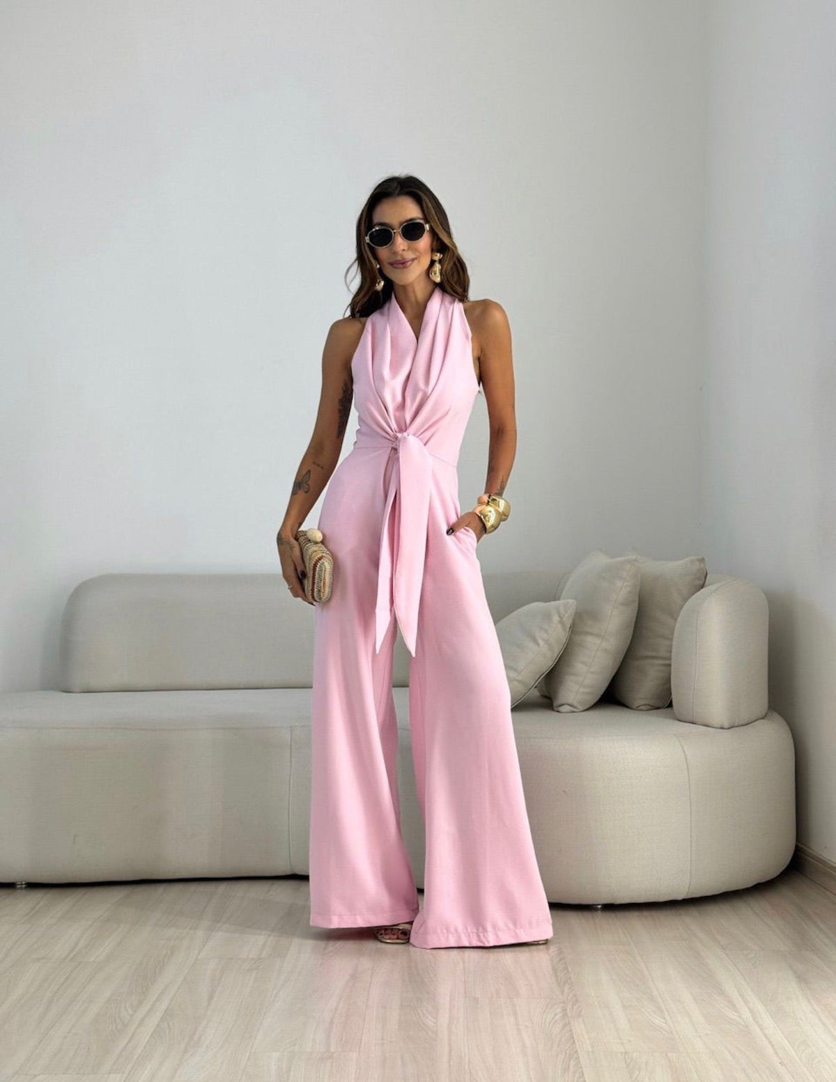 Rigmor – Elegant jumpsuit med vida ben