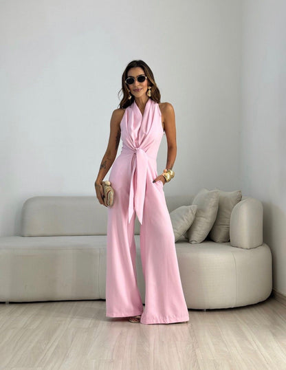 Rigmor – Elegant jumpsuit med vida ben