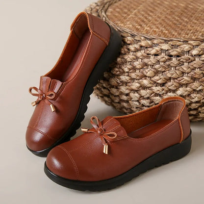 Malin – Bekväma loafers med rosettdetalj