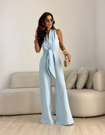 Rigmor – Elegant jumpsuit med vida ben
