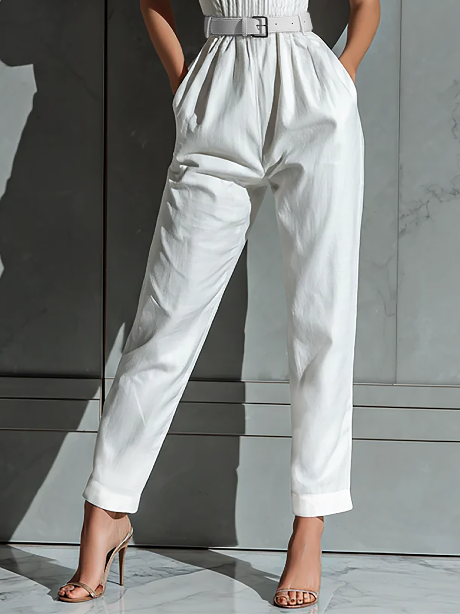 Vera – Eleganta jumpsuit med halterneck