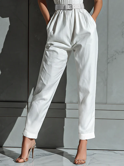 Vera – Eleganta jumpsuit med halterneck