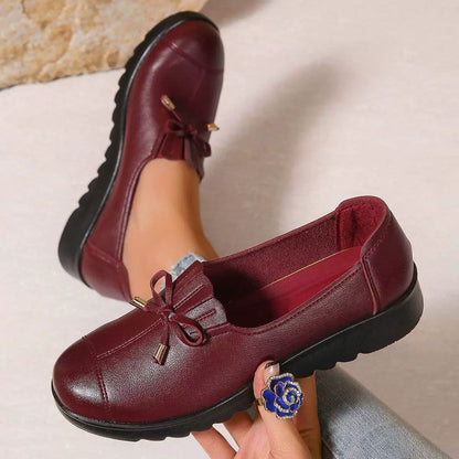 Malin – Bekväma loafers med rosettdetalj