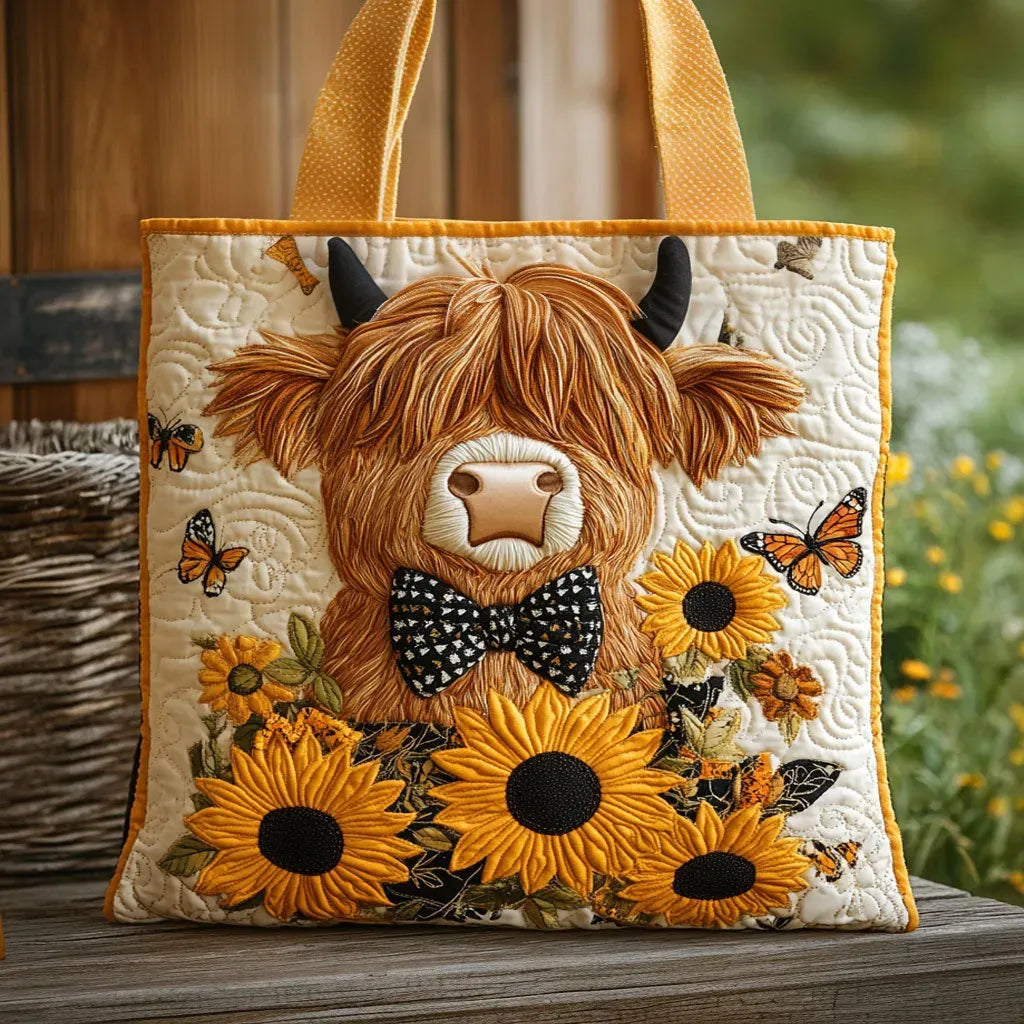 Elsa – Vadderad toteväska med broderat motiv