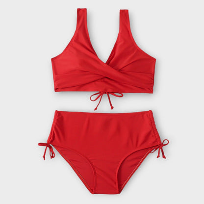 Marianne – Tvådelad bikini med omlotttopp