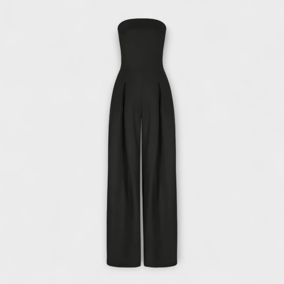 Gun – Axelbandsfri jumpsuit med vida ben