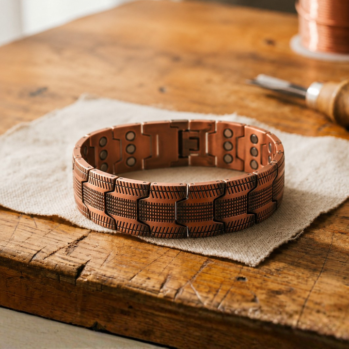 Stina – Kraftfullt armband i massivt koppar