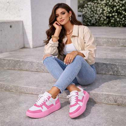 Sofia – Lättviktig sneaker med tjock sula