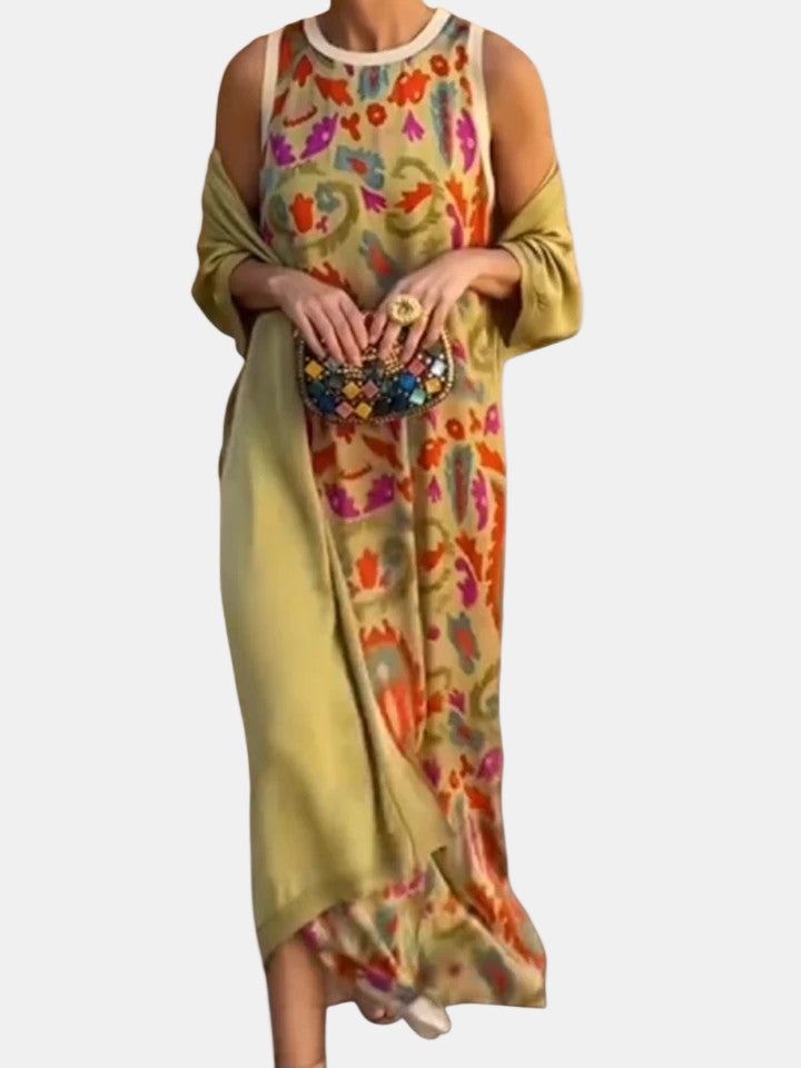 Mikaela – Sofistikerad maxiklänning