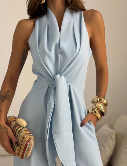 Rigmor – Elegant jumpsuit med vida ben