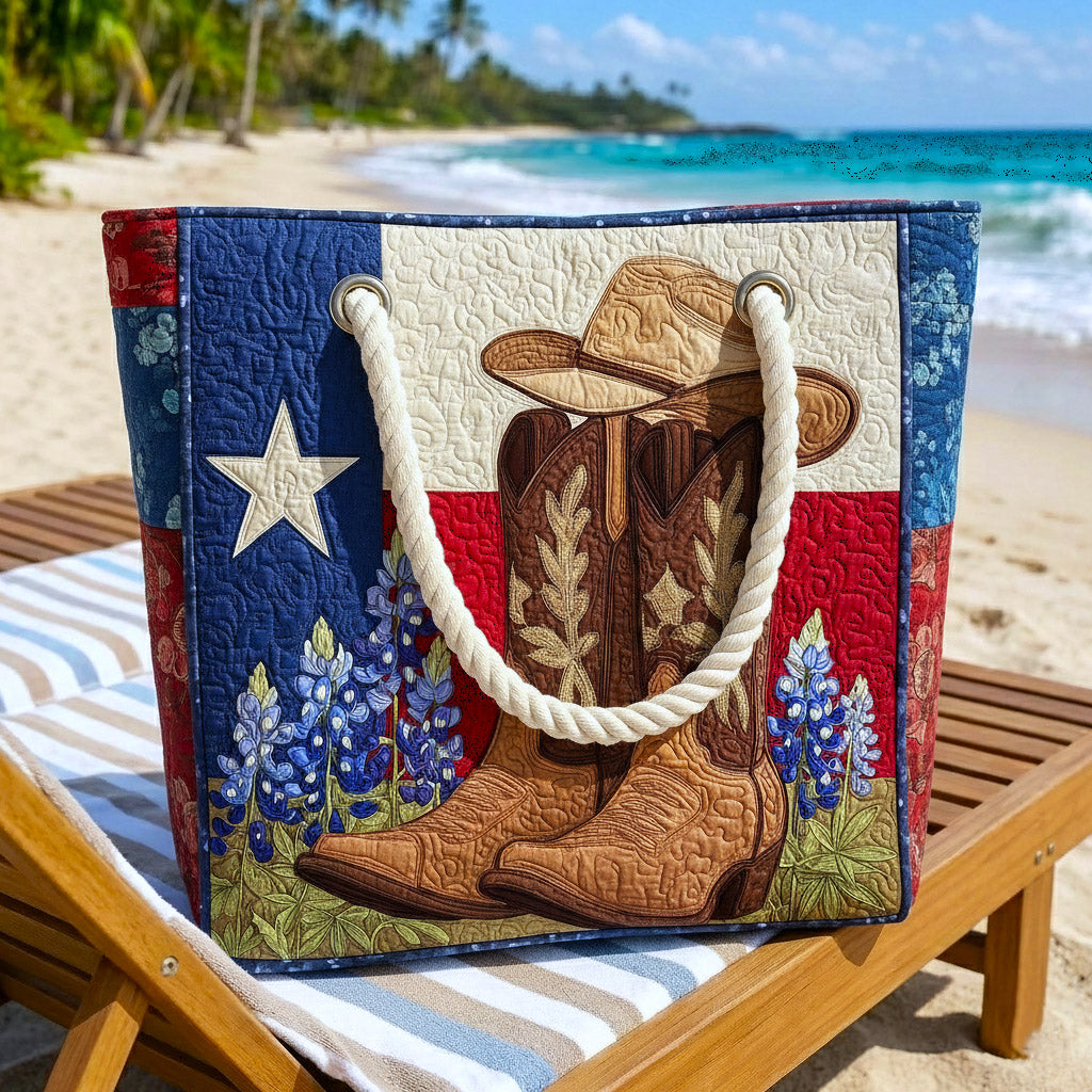 Maj – Quiltad toteväska med western-motiv