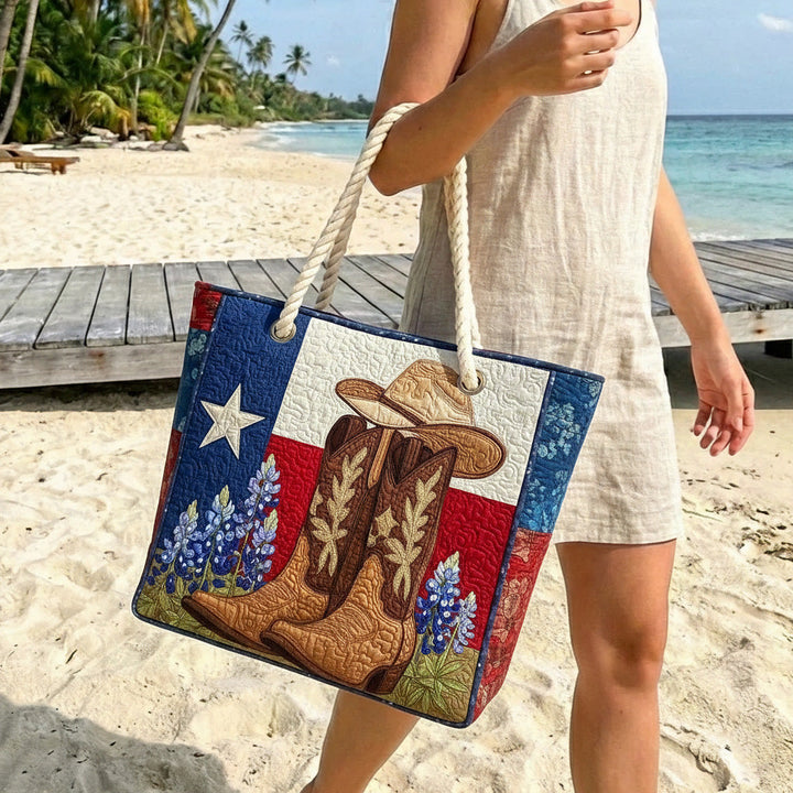 Maj – Quiltad toteväska med western-motiv