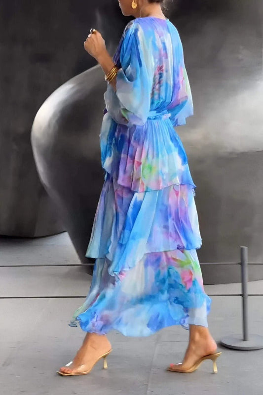 Camilla – Elegant klänning med v-ringning