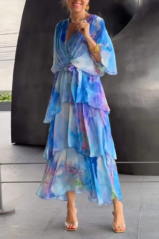 Camilla – Elegant klänning med v-ringning