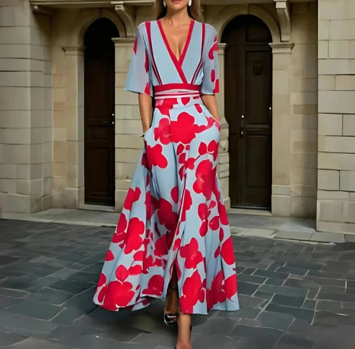 Sonja – Elegant blomsterklänning