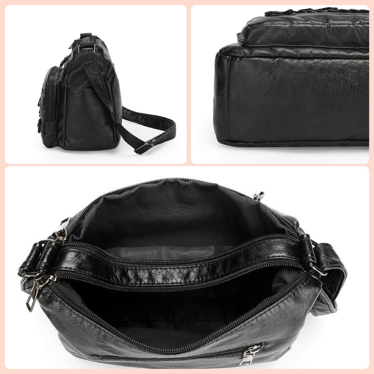 Matilda – Crossbodyväska med flätat detalj