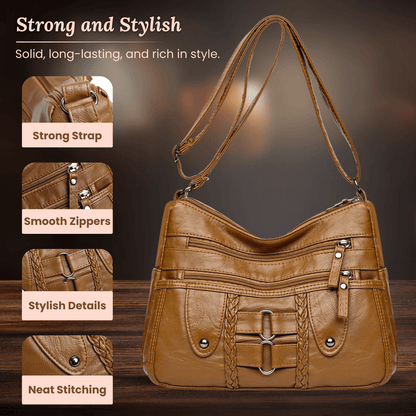 Martina – Crossbodyväska med flätad detalj