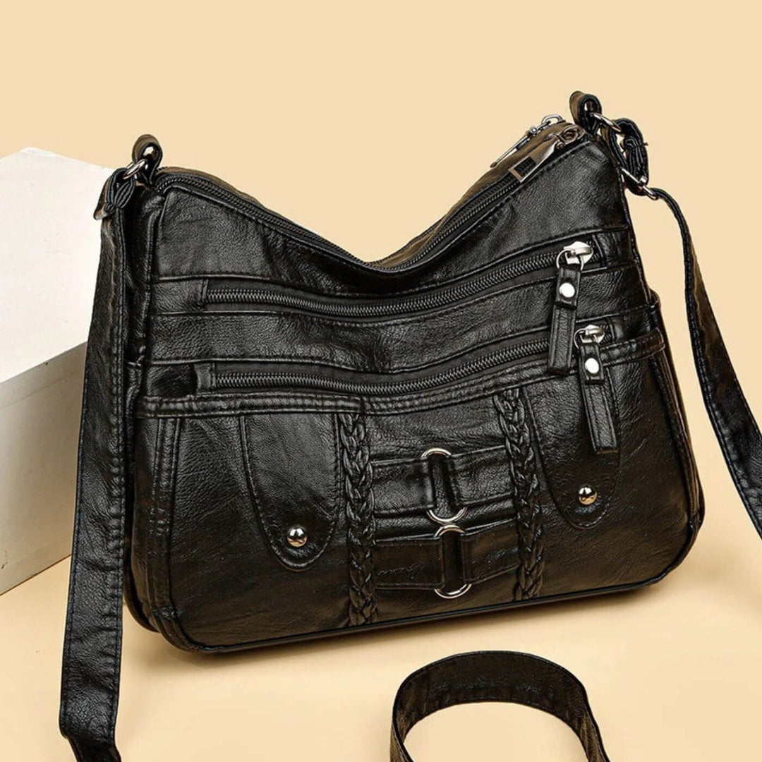 Martina – Crossbodyväska med flätad detalj
