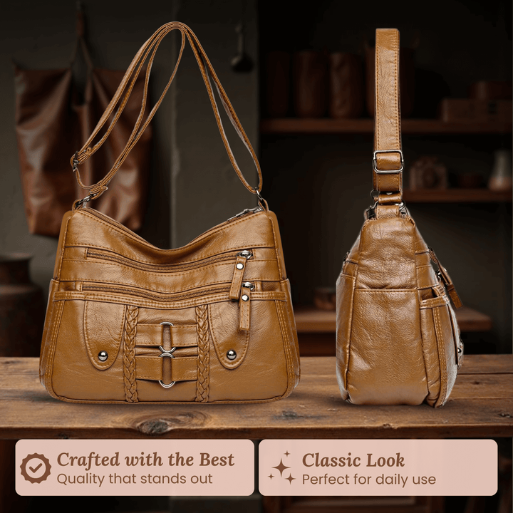 Martina – Crossbodyväska med flätad detalj