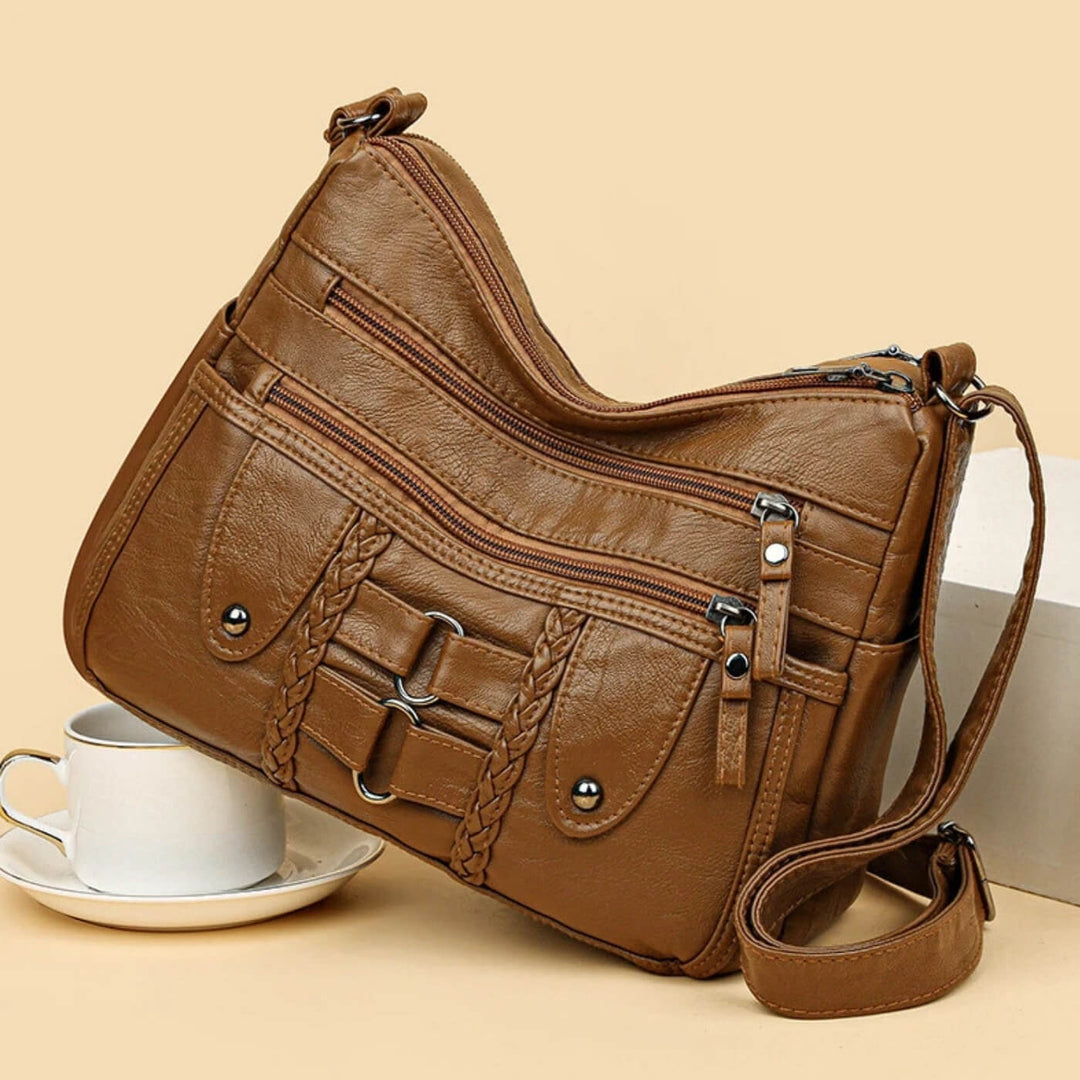 Martina – Crossbodyväska med flätad detalj