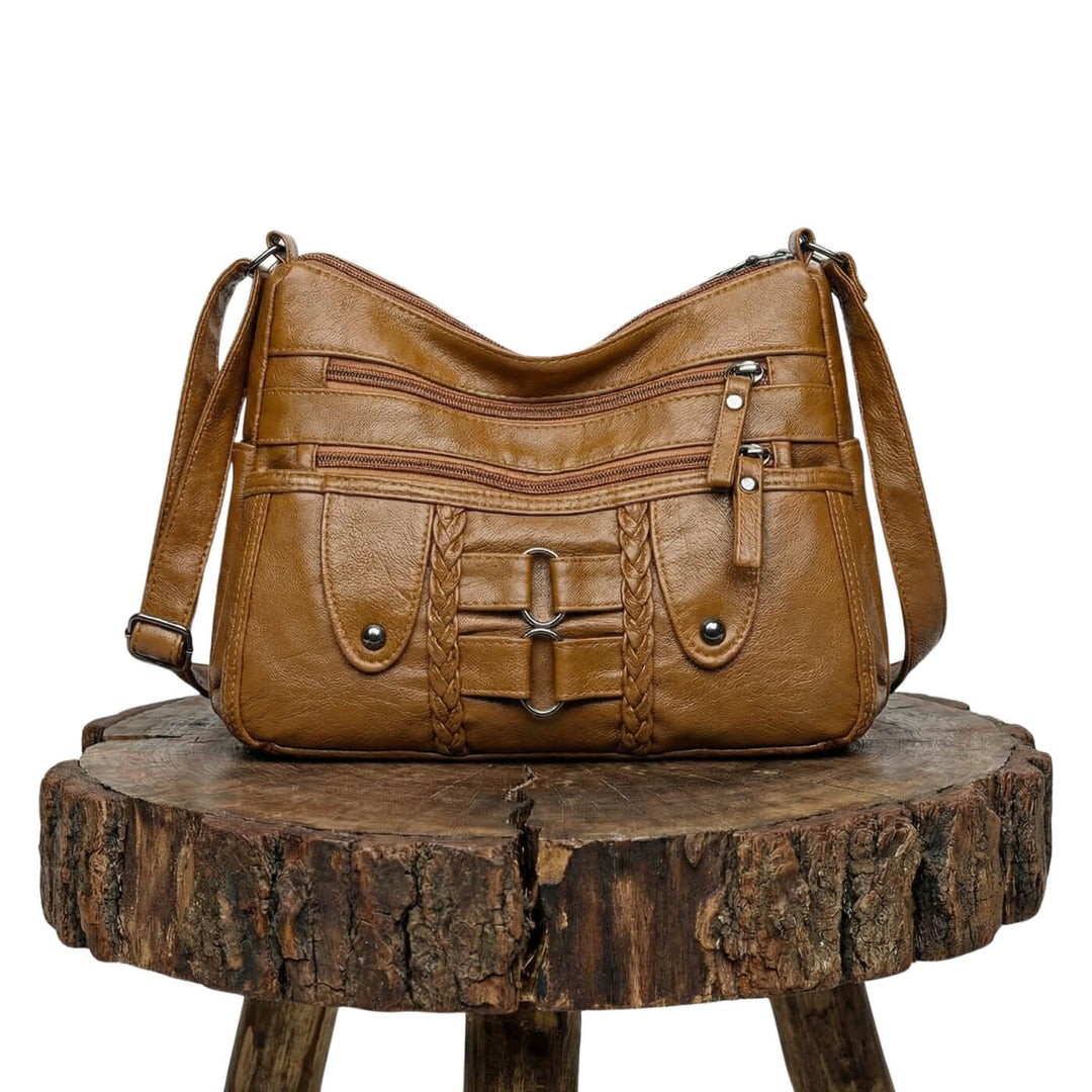 Martina – Crossbodyväska med flätad detalj