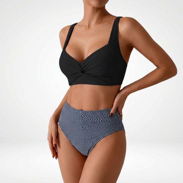Maja – Tvådelad bikini med hög midja