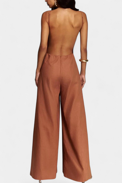 Yvonne – Elegant jumpsuit med vida ben