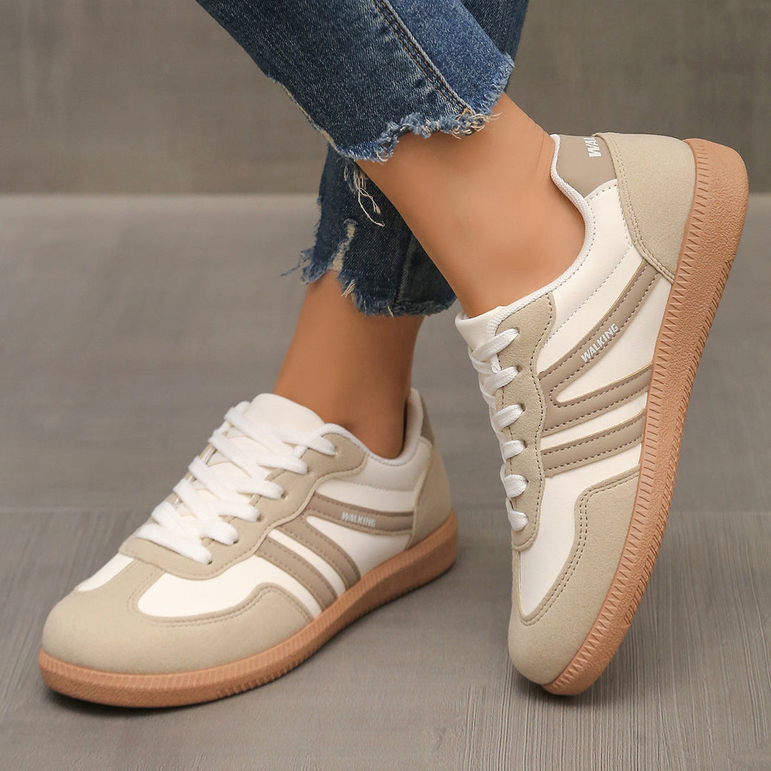 Ida – Retroinspirerade sneakers med snörning