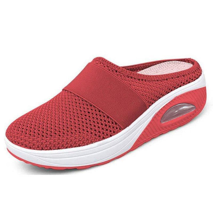 Linn – Luftiga slip-on mulor med stötdämpning
