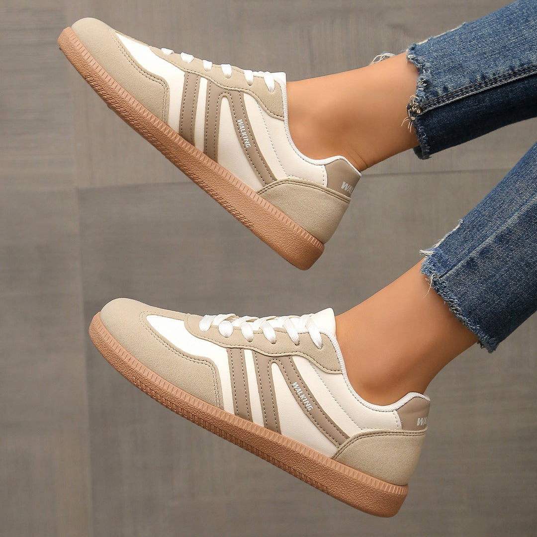 Ida – Retroinspirerade sneakers med snörning
