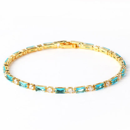 Carina – Elegant armband med naturlig turkos och guld
