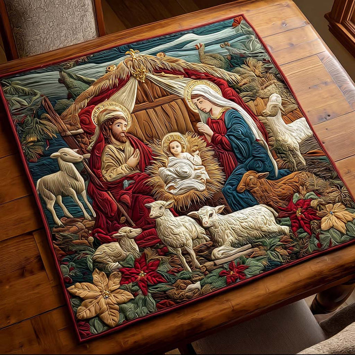Petra – Vackert quiltat julkuddfodral