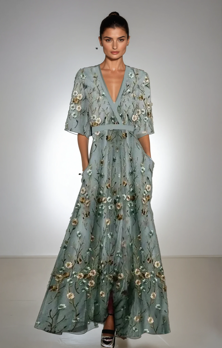Sonja – Elegant blomsterklänning