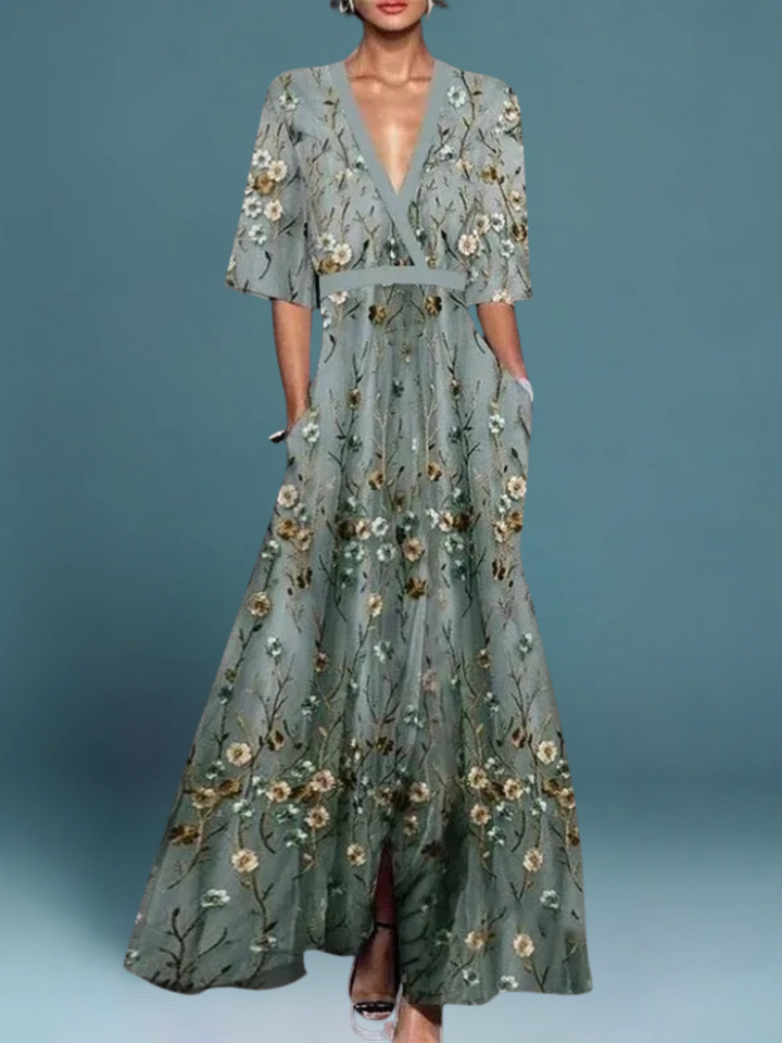 Sonja – Elegant blomsterklänning