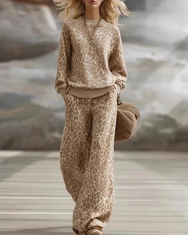 Vivi – Leopardmönstrat set
