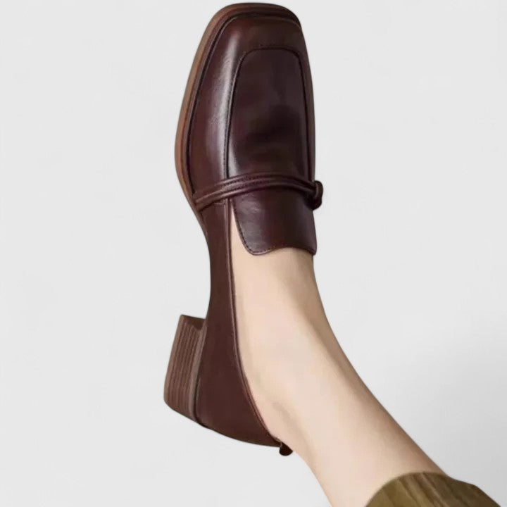 Blenda – Loafers med fyrkantig tå