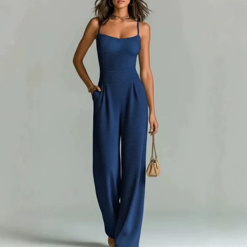 Kristina – Elegant jumpsuit med vida ben