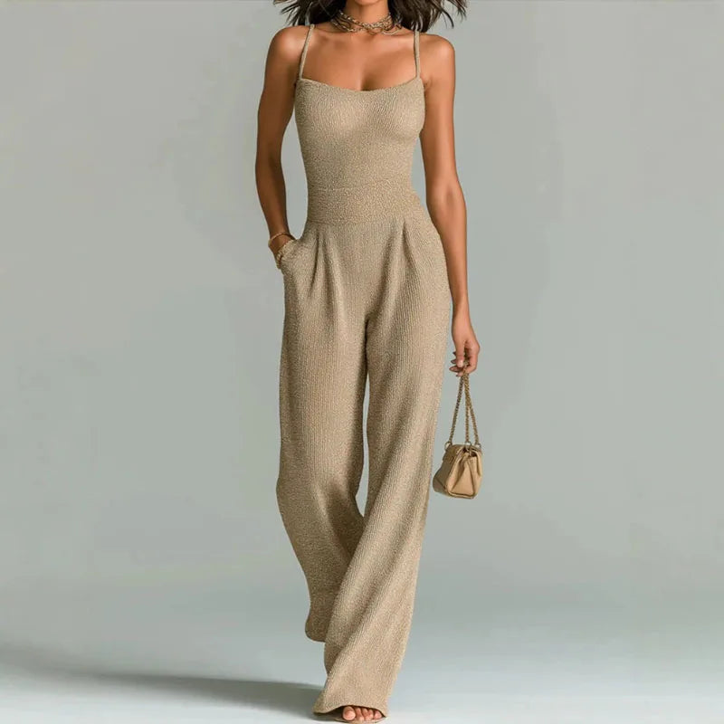 Kristina – Elegant jumpsuit med vida ben